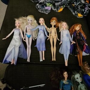 Disney frozen barbie doll lot